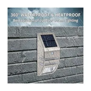 Roopure Luces solares para postes de cerca sensor de_3