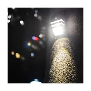 Roopure Luces solares para postes de cerca sensor de_6