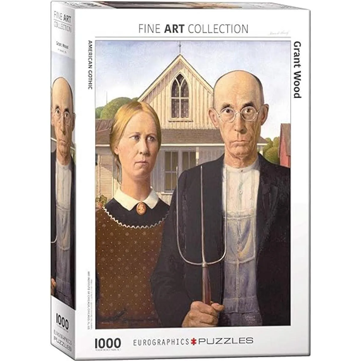 Puzzle de 1000 piezas American Gothic by Grant Wood_1