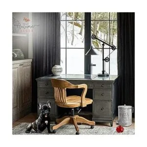 Autumn Alley Bote de basura pequeño galvanizado con tapa_4