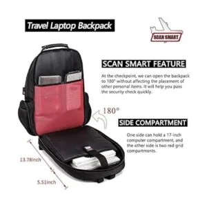 Mochila grande para laptop de 17 pulgadas duradera XL_3