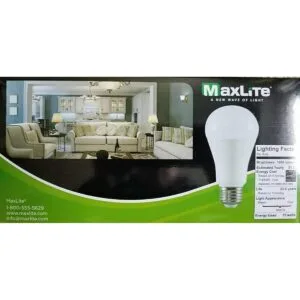 Maxlite Bombillas LED regulables A19 4 unidades 100 W_2