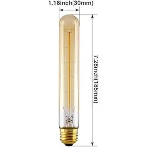 Bombillas tubulares vintage Edison E26E27 base T10T30