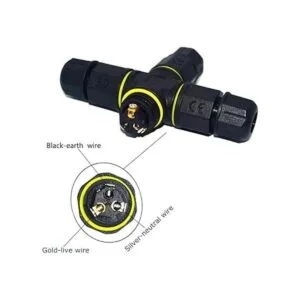 ELifeApply Caja de conexiones de 3 vías IP68 impermeable_3