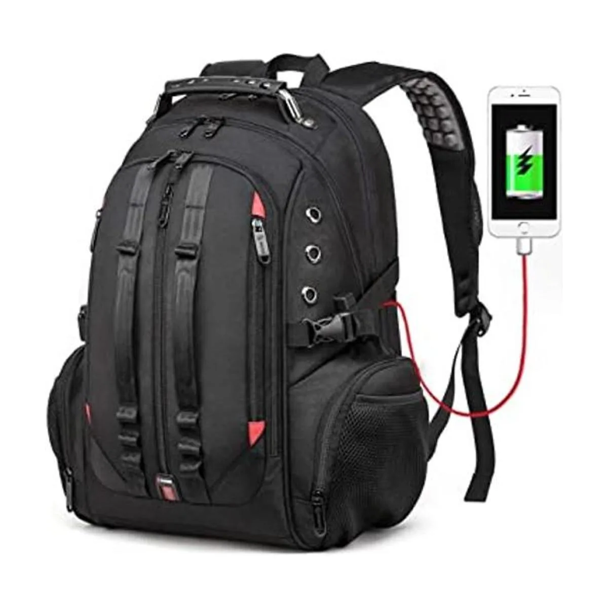 Mochila grande para laptop de 17 pulgadas duradera XL_1