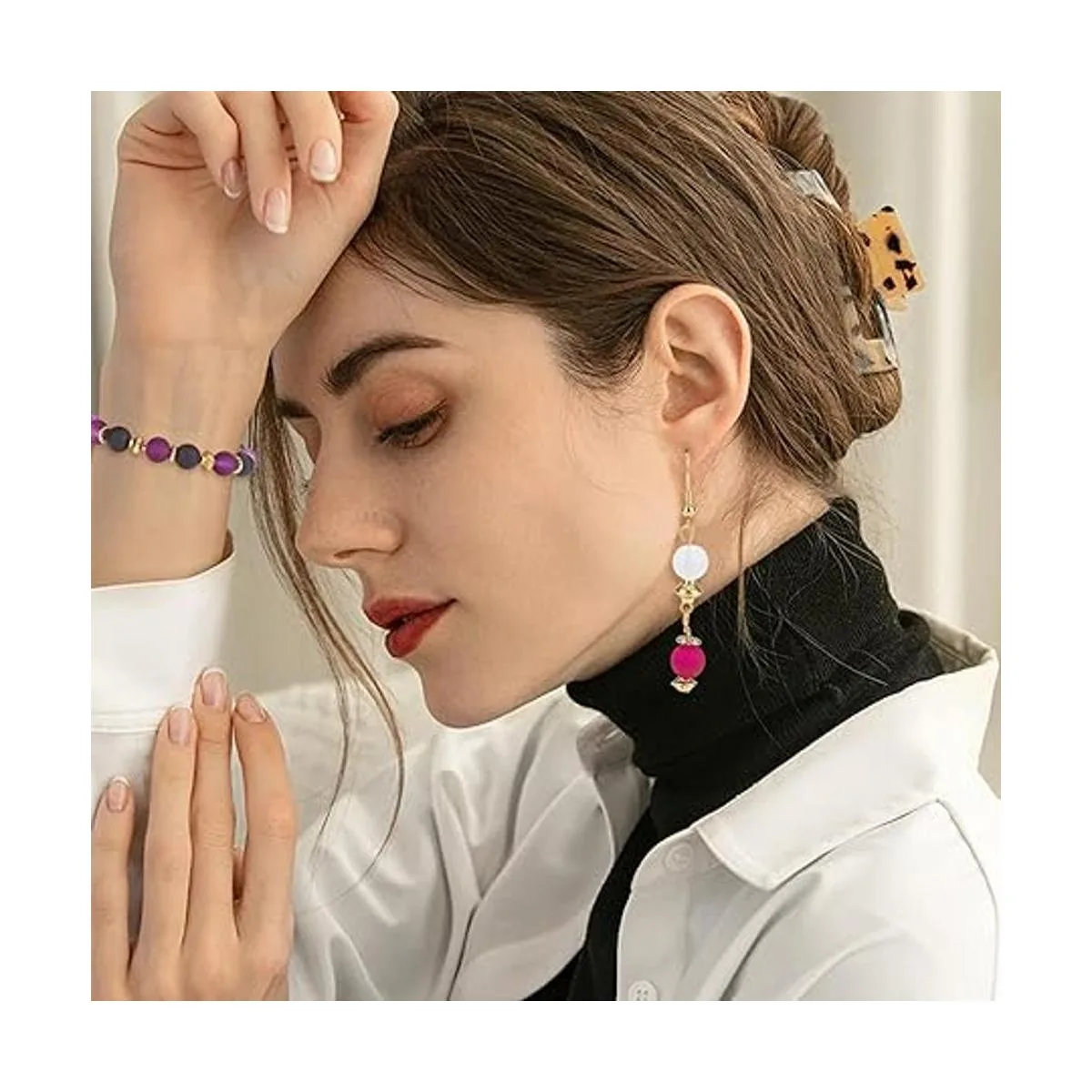 Cuentas Ph PandaHall espaciadoras tibetanas de plata