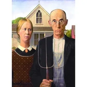 Puzzle de 1000 piezas American Gothic by Grant Wood_2