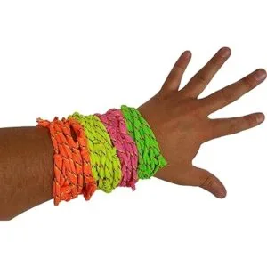 Pulseras de la amistad de cuerda de neón 72_3