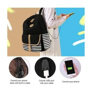 SCIONE Mochilas escolares para mujeres adolescentes y_4