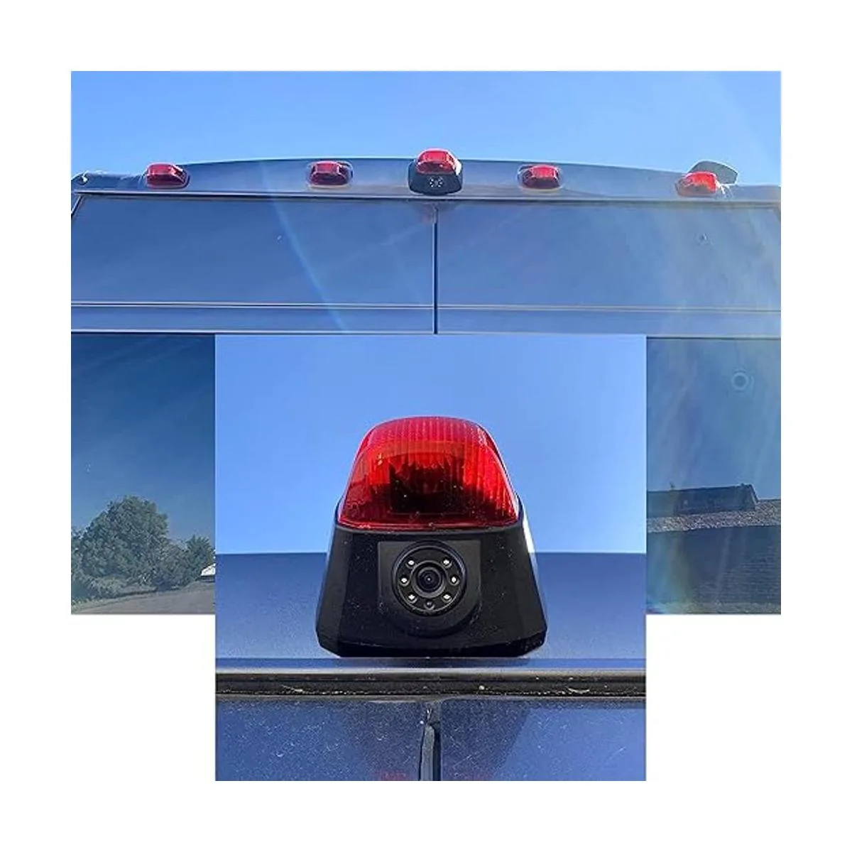 EWAY Tercera cámara de visión trasera de luz de freno para_2