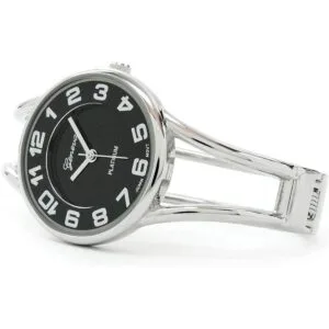 STC Reloj de pulsera de metal con doble banda de metal y_4