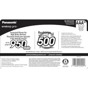 Panasonic BK4HCCA12FA eneloop pro AAA de alta capacidad_2