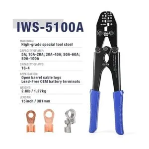 IWISS Herramienta de prensado de clavijas de cable de_2