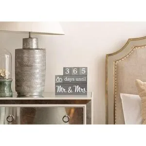 Calendario de cuenta regresiva de boda bloques de madera_3