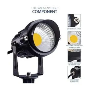 Sunvie Luces LED de 12 W para paisajismo de bajo voltaje