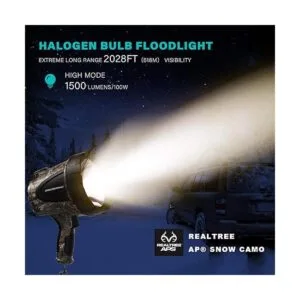 GOODSMANN Spotlight Hunting Camo Luz portátil de mano de_4