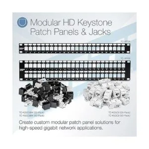 TRENDnet Panel de conexión Keystone en blanco de 24_2