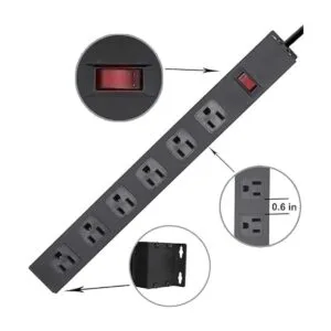 Regleta de alimentación con 6 tomas de corriente de 6 pies_3