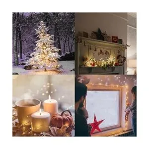 TingMiao Guirnalda de luces de hadas de alambre de cobre_5