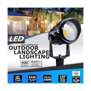 Sunvie Luces LED de 12 W para paisajismo de bajo voltaje