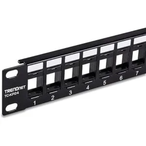 TRENDnet Panel de conexión Keystone en blanco de 24_5