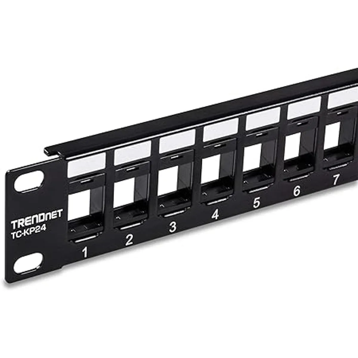 TRENDnet Panel de conexión Keystone en blanco de 24_5