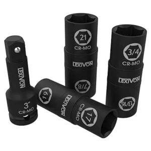 LEXIVON Juego de llaves de impacto de 12 pulgada 6_3