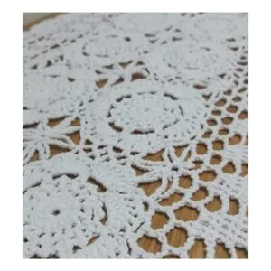 Damanni Bufanda ovalada de algodón hecha a mano con_2