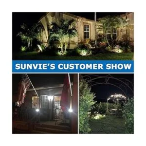 Sunvie Luces LED de 12 W para paisajismo de bajo voltaje