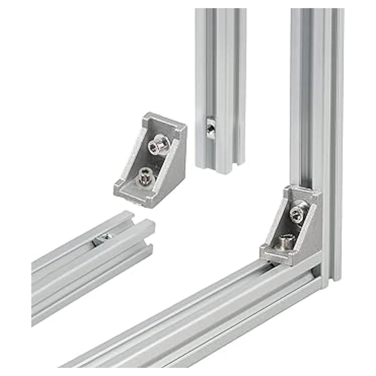 Justech Soporte de montaje de esquina 4040 4080 en forma