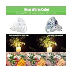 Makergroup Bombillas LED MR16 focos de baja tensión de_4