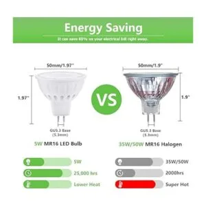 Makergroup Bombillas LED MR16 focos de baja tensión de_5