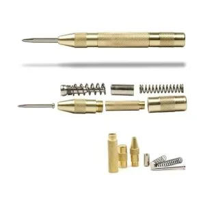 Pamiso Juego de 2 perforadoras automáticas con resorte de