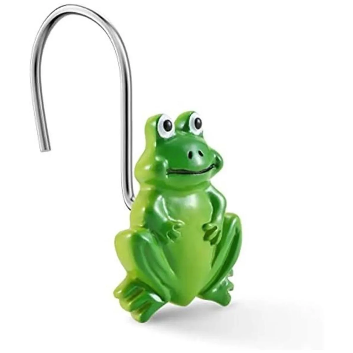 CHICTIE Ganchos para cortina de ducha con rana juego de_1