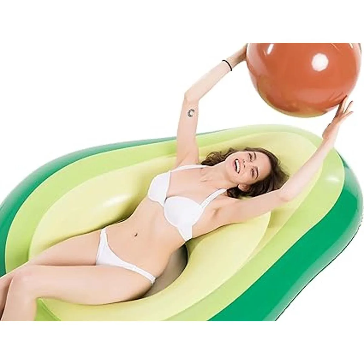 Jasonwell Inflatable Avocado Pool Float Seashell Floatie