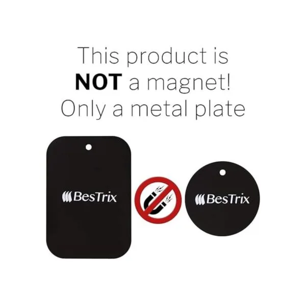 Bestrix Placa de metal para montaje magnético con_4