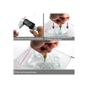 Pamiso Juego de 2 perforadoras automáticas con resorte de