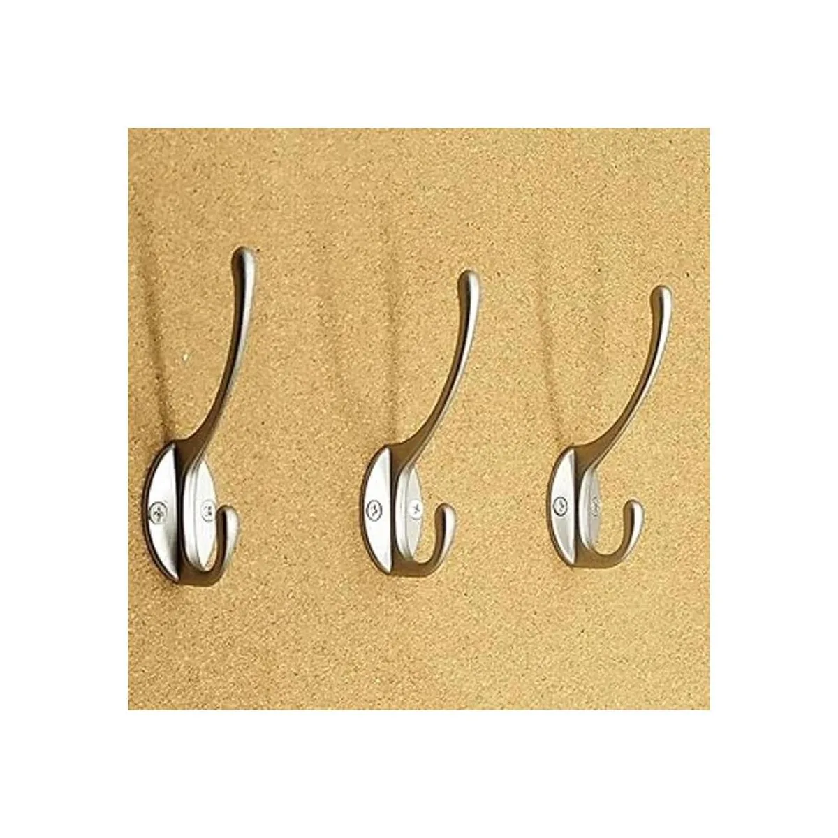 Paquete de 10 ganchos de doble capa resistentes montados