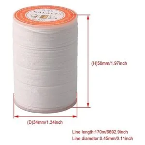 BQLZR Hilo de coser de 0.018 in de cera de poliéster_5
