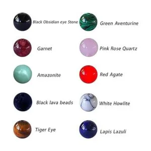 Fishdown 418 cuentas de cristal de 0.315 in para hacer_2