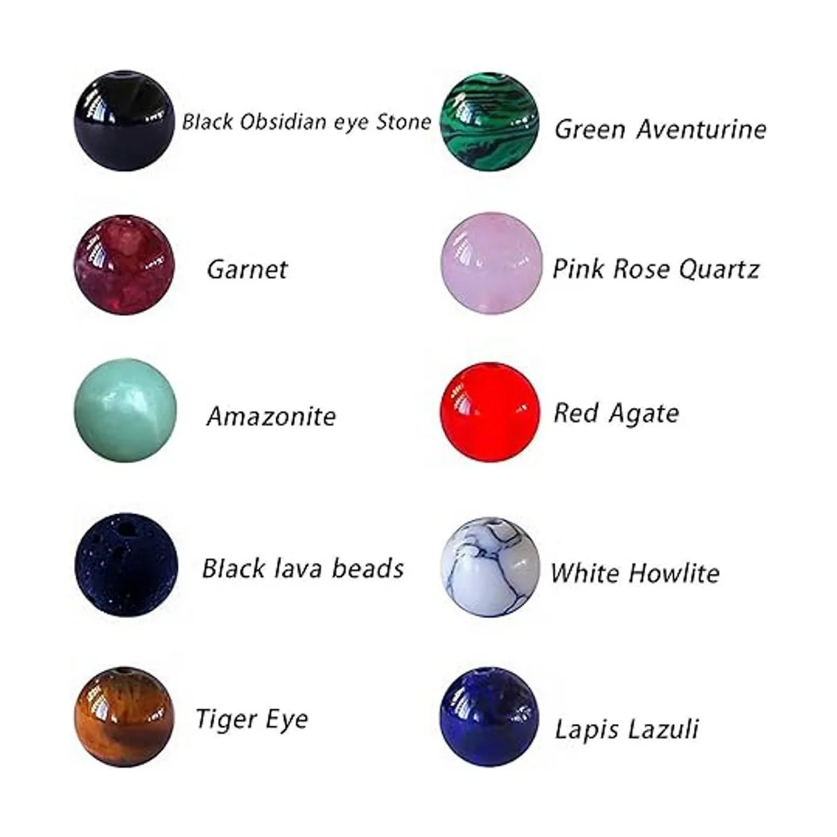 Fishdown 418 cuentas de cristal de 0.315 in para hacer_2