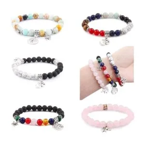 Fishdown 418 cuentas de cristal de 0.315 in para hacer_5