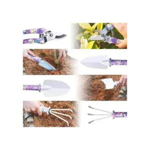 LEKEONE Juego de herramientas de jardinería regalos