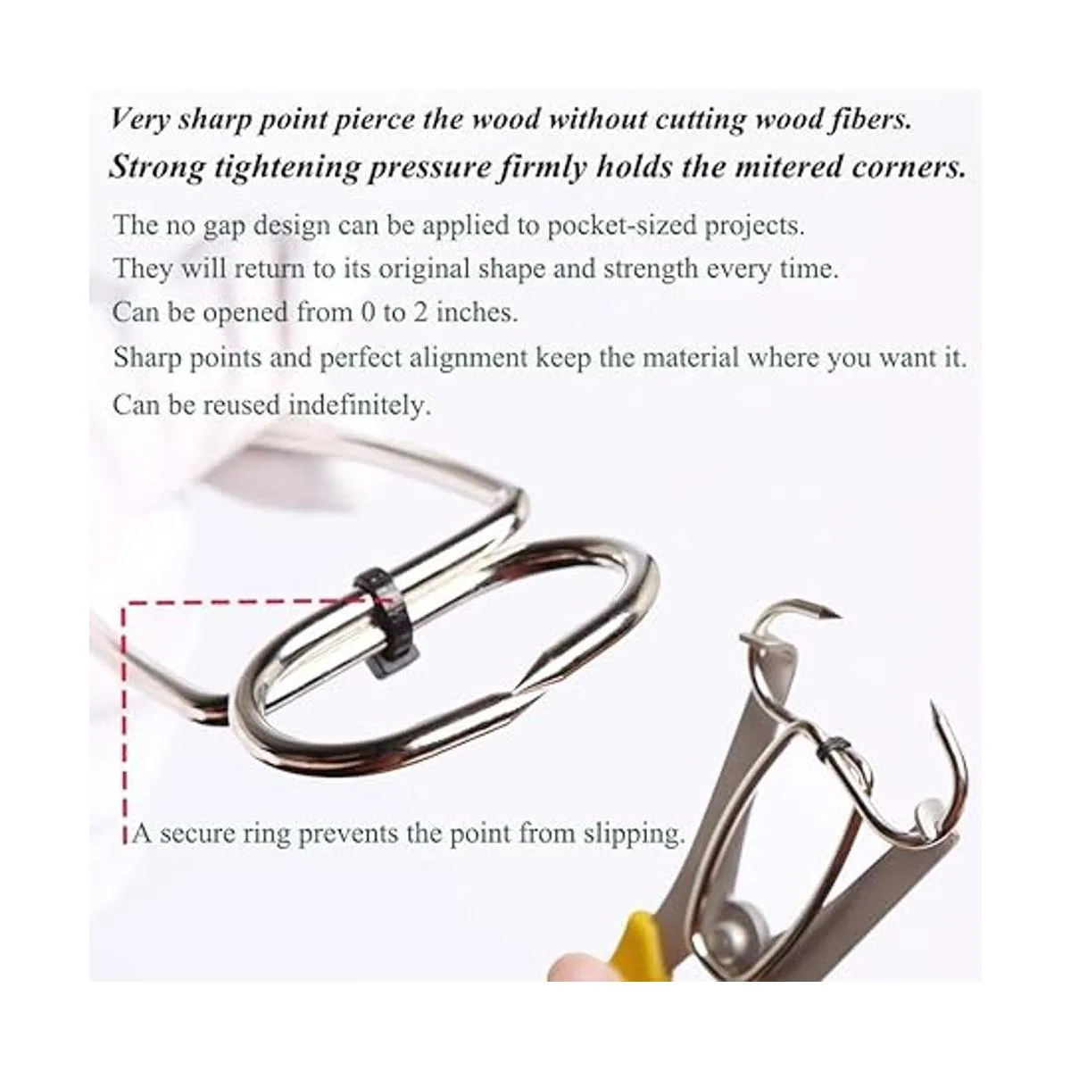 Feiyang Kit de abrazaderas de resorte para carpintería_3