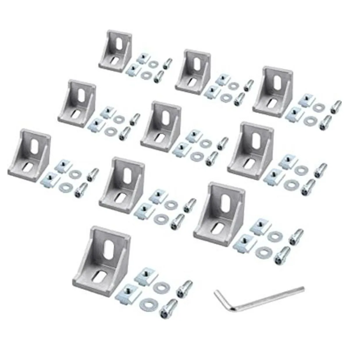 Justech Soporte de montaje de esquina 4040 4080 en forma