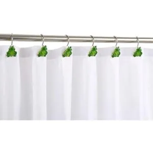 CHICTIE Ganchos para cortina de ducha con rana juego de_5