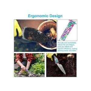 LEKEONE Juego de herramientas de jardinería regalos