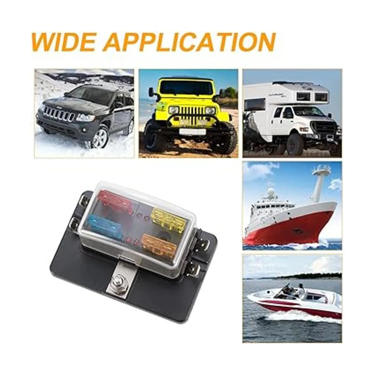 BUNKER INDUST Caja de fusibles de hoja de 4 vías con_2