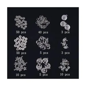 Fishdown 418 cuentas de cristal de 0.315 in para hacer_4