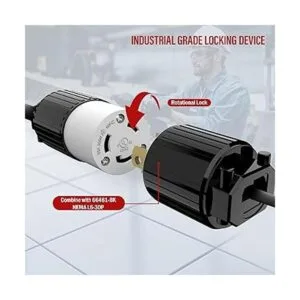 Enchufe con bloqueo ENERLITES de grado industrial 30A_4